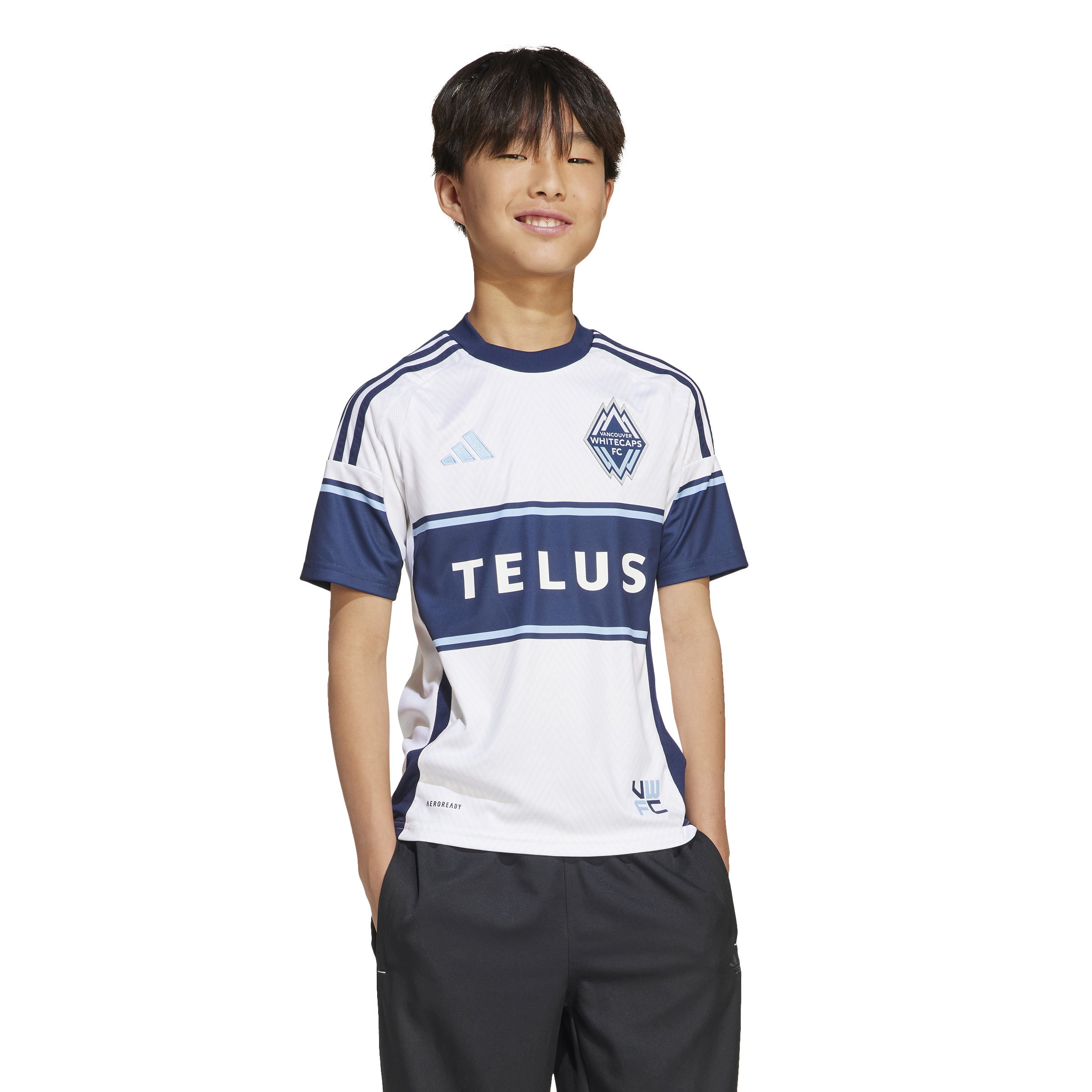 Adidas Whitecaps FC 25/26 Youth Home Jersey | Sportstown Soccer